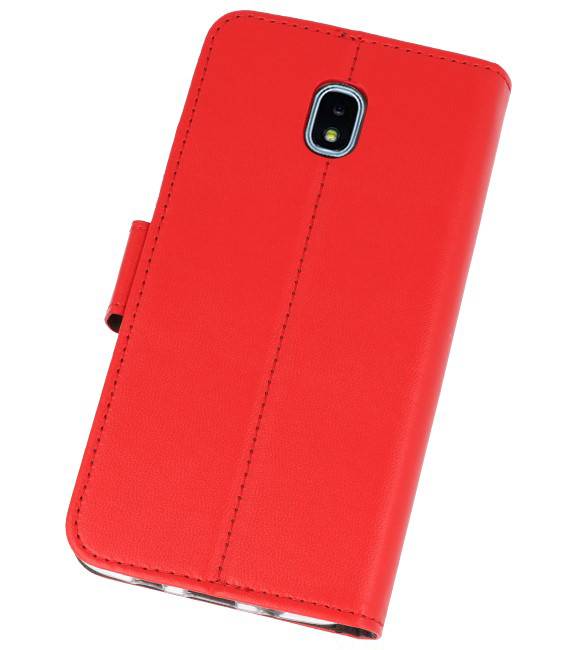 Wallet Cases Hülle für Galaxy J3 2018 Rot