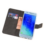 Custodia a Portafoglio per Galaxy J3 2018 Gold