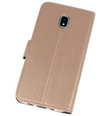 Wallet Cases Case for Galaxy J3 2018 Gold