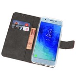 Estuche para Estuche Wallet para Galaxy J3 2018 Marrón