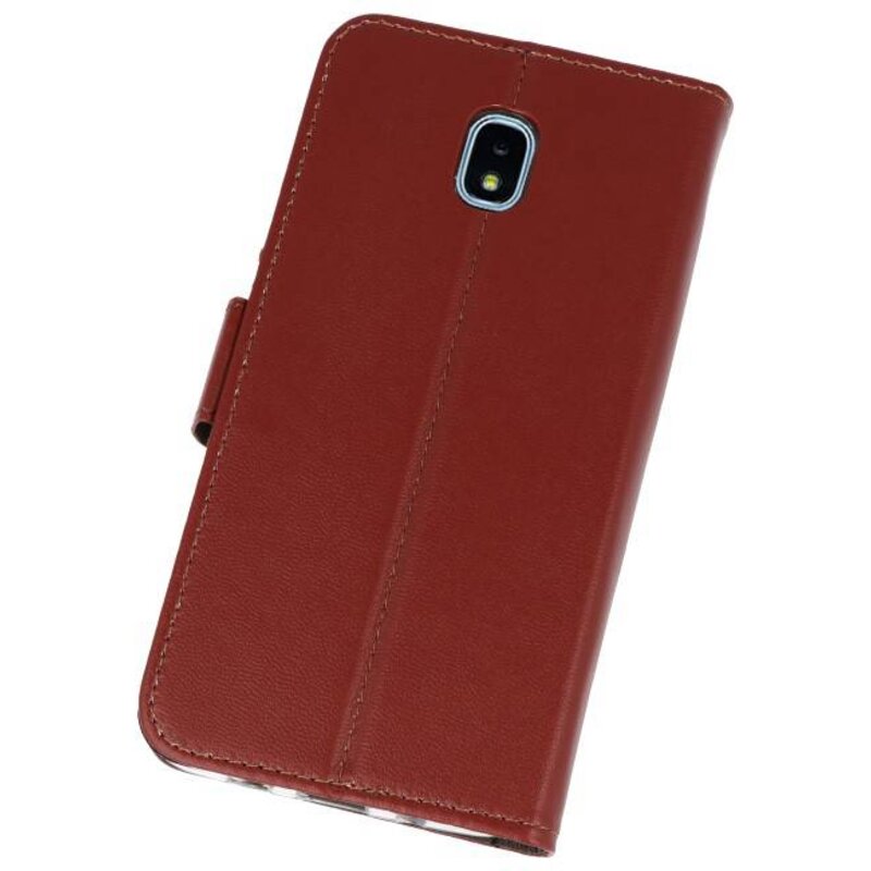Wallet Cases Case for Galaxy J3 2018 Brown