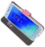 Wallet Cases Tasche für Galaxy J3 2018 Pink