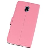 Wallet Cases Tasche für Galaxy J3 2018 Pink