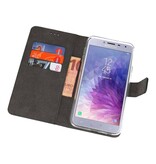 Estuche con monedero para Galaxy J4 2018 Negro