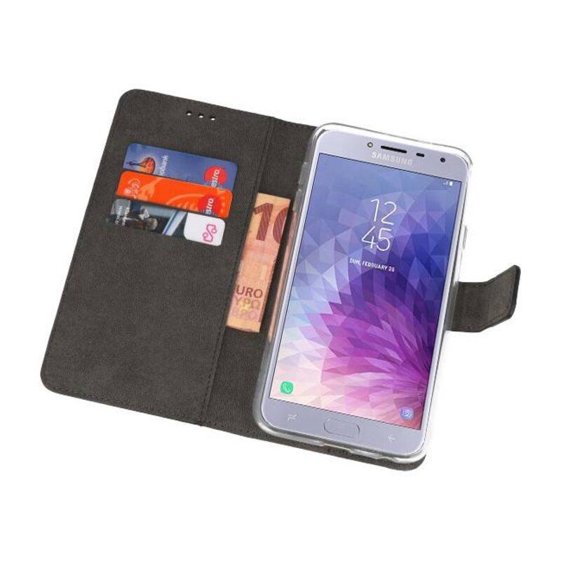 Wallet Cases Case for Galaxy J4 2018 Black