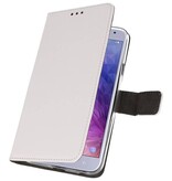 Custodia a Portafoglio per Galaxy J4 2018 Bianco