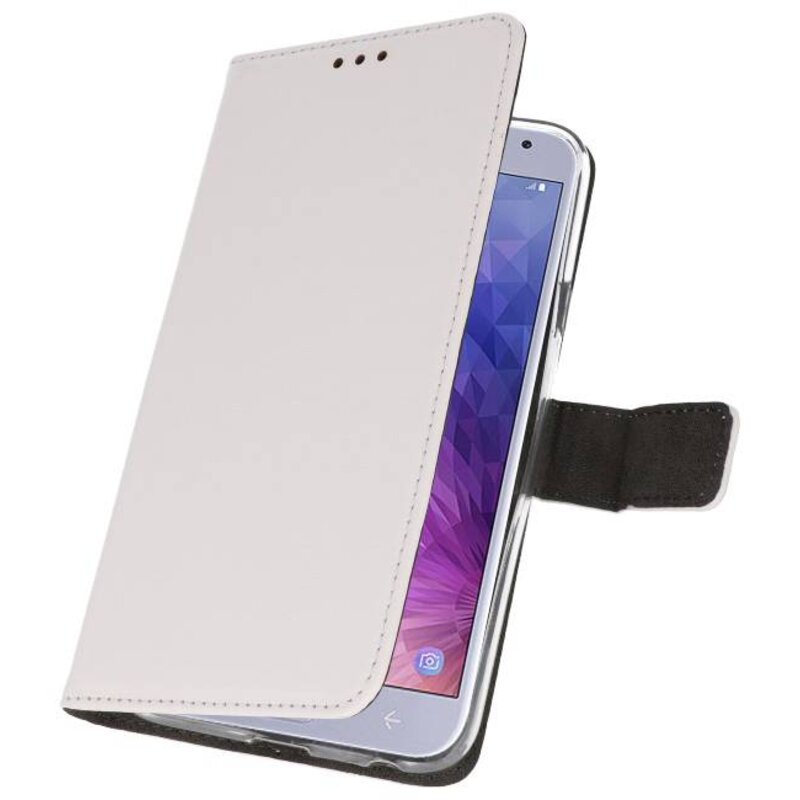 Custodia a Portafoglio per Galaxy J4 2018 Bianco