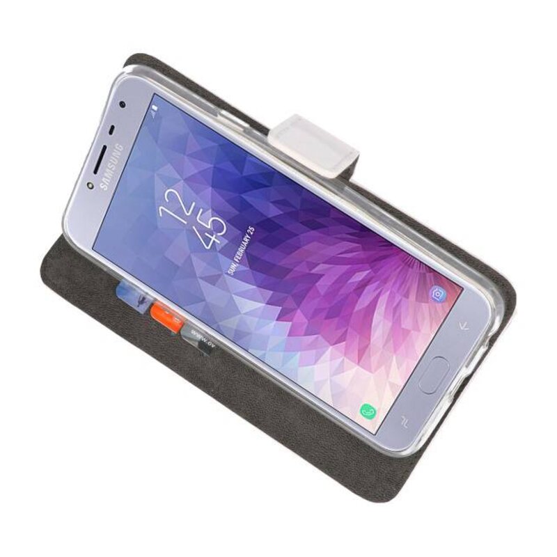 Wallet Cases Case for Galaxy J4 2018 White