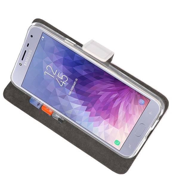 Custodia a Portafoglio per Galaxy J4 2018 Bianco