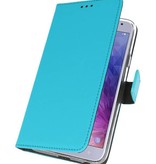 Wallet Cases Case for Galaxy J4 2018 Blue