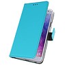 Wallet Cases Case for Galaxy J4 2018 Blue