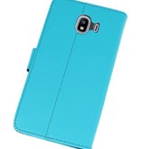Wallet Cases Tasche für Galaxy J4 2018 Blau