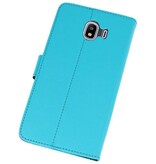 Custodia a Portafoglio per Galaxy J4 2018 Blu