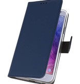 Wallet Cases Tasche für Galaxy J4 2018 Navy