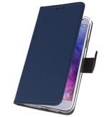 Étuis portefeuille pour Galaxy J4 2018 Navy