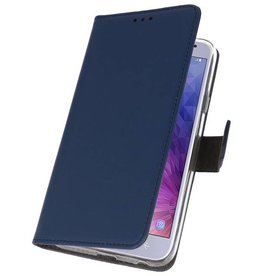 Étuis portefeuille pour Galaxy J4 2018 Navy