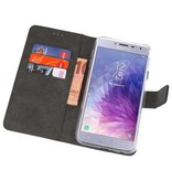 Wallet Cases Tasche für Galaxy J4 2018 Navy