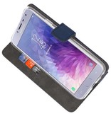 Wallet Cases Tasche für Galaxy J4 2018 Navy