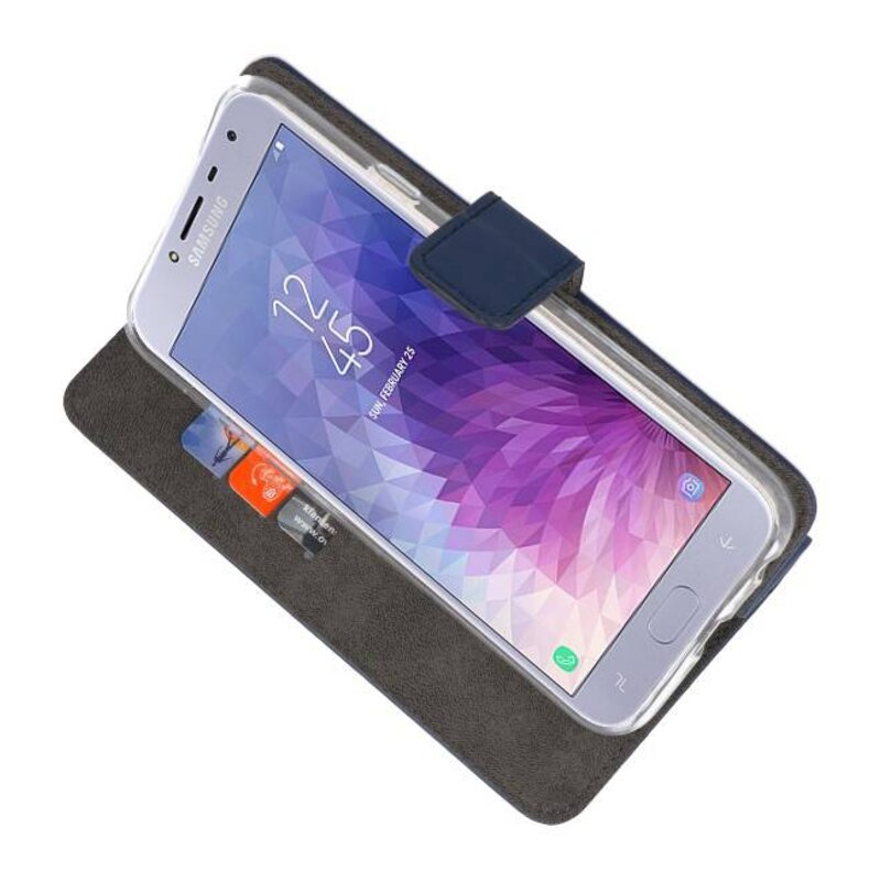Funda con monedero para Galaxy J4 2018 Navy