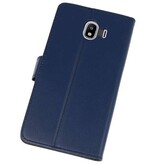 Wallet Cases Tasche für Galaxy J4 2018 Navy