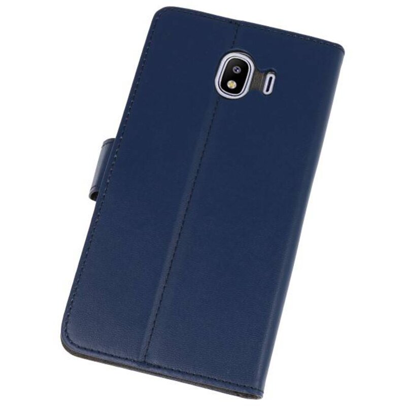 Wallet Cases Tasche für Galaxy J4 2018 Navy
