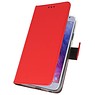 Wallet Cases Case for Galaxy J4 2018 Red