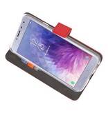 Custodia a Portafoglio per Galaxy J4 2018 Rosso