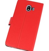 Wallet Cases Case for Galaxy J4 2018 Red