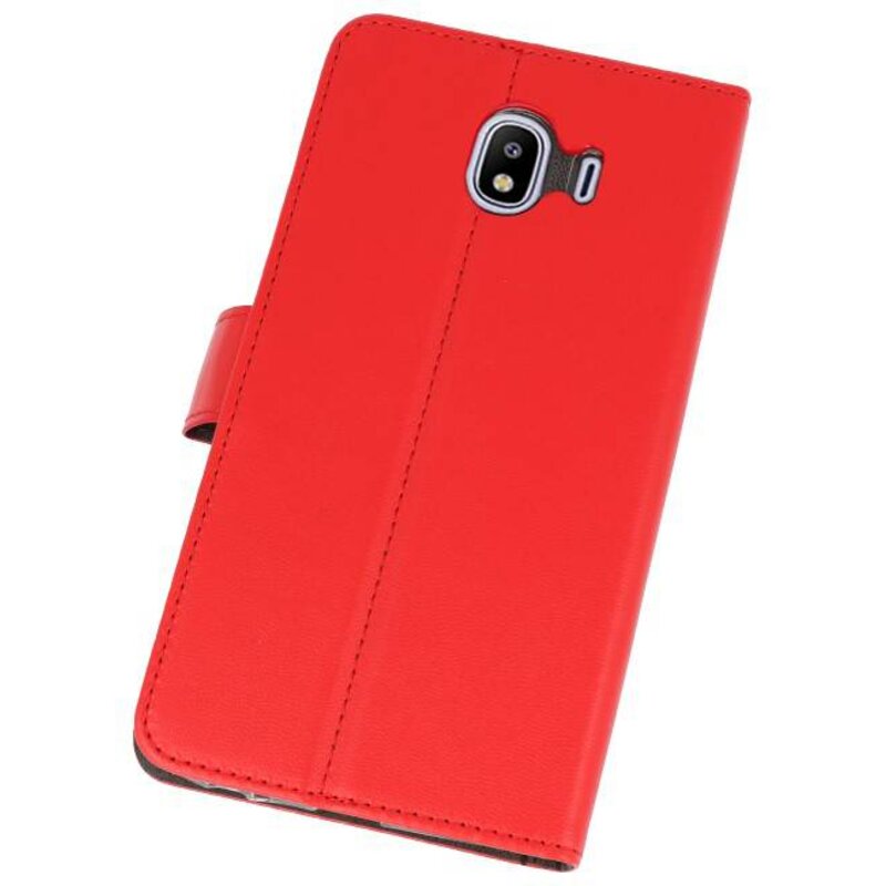 Custodia a Portafoglio per Galaxy J4 2018 Rosso