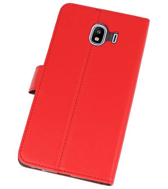 Funda con estuche Wallet para Galaxy J4 2018 Red