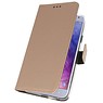 Wallet Cases Case for Galaxy J4 2018 Gold