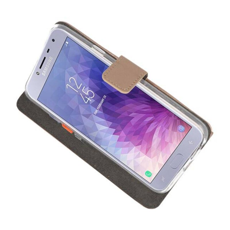 Custodia a Portafoglio per Galaxy J4 2018 Gold