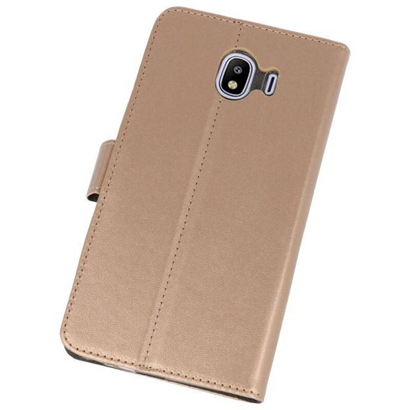Custodia a Portafoglio per Galaxy J4 2018 Gold