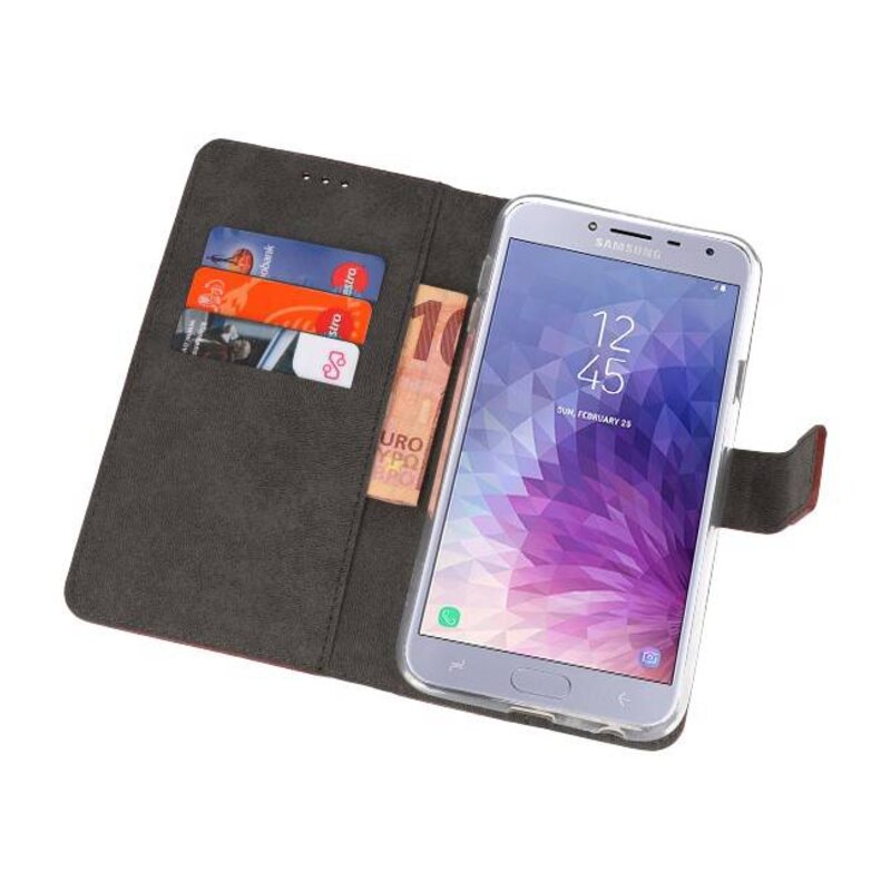 Custodia a Portafoglio per Galaxy J4 2018 Marrone