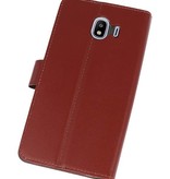 Wallet Cases Case for Galaxy J4 2018 Brown