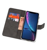 Custodia a portafoglio per iPhone XR nera