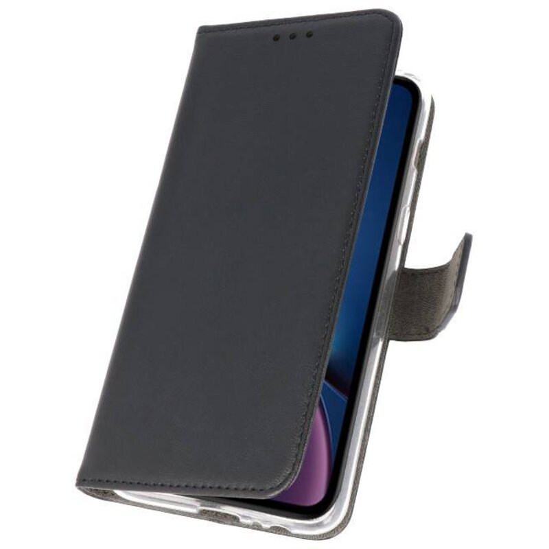 Custodia a portafoglio per iPhone XR nera