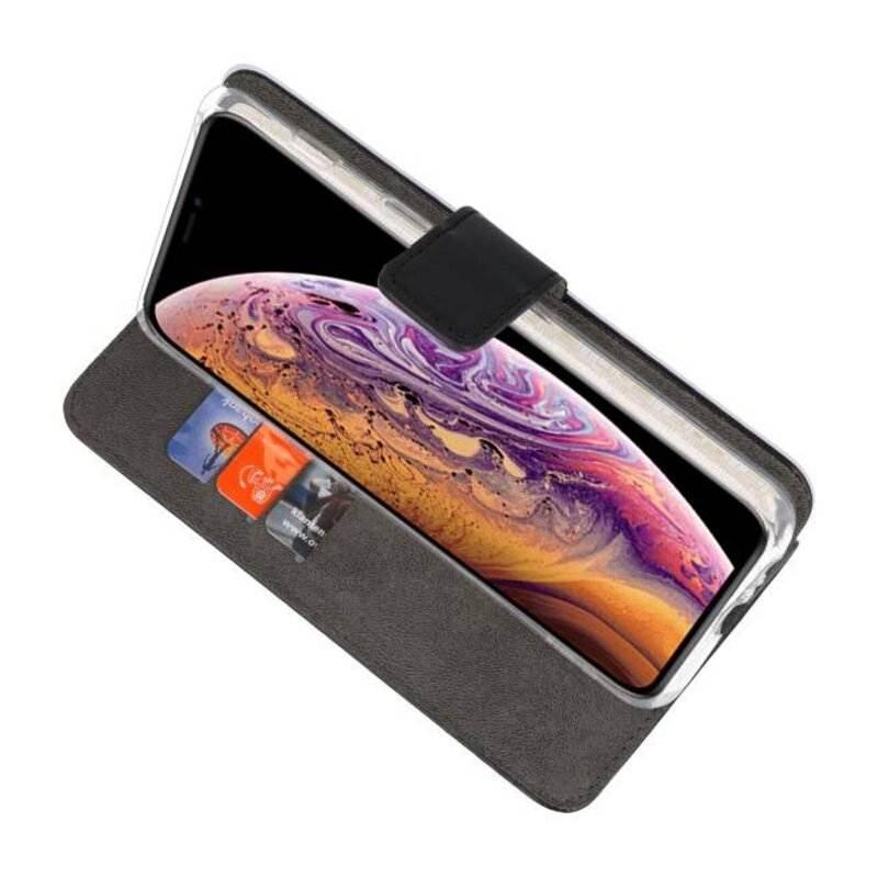 Custodia a portafoglio per iPhone XS Max Black