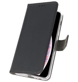 Wallet Cases Hoesje voor iPhone XS Max Zwart