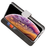 Wallet Cases Hoesje voor iPhone XS Max Wit