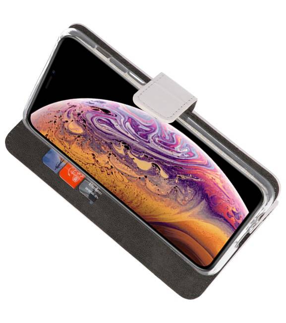 Wallet Cases Hoesje voor iPhone XS Max Wit