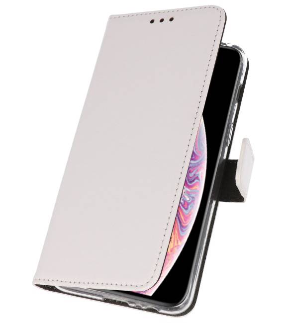 Wallet Cases Hoesje voor iPhone XS Max Wit