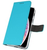 Wallet Cases Tasche für iPhone XS Max Blau