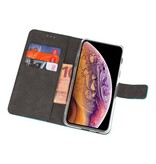 Étui portefeuille pour iPhone XS Max Blue