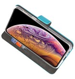 Wallet Cases Hoesje voor iPhone XS Max Blauw