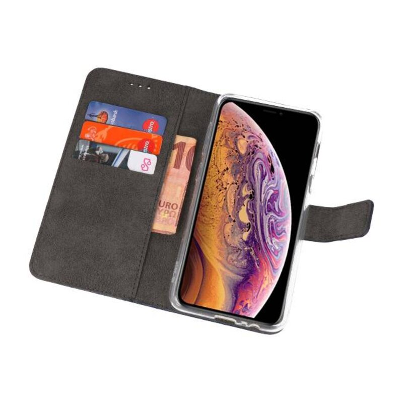 Custodia a portafoglio per iPhone XS Max Navy