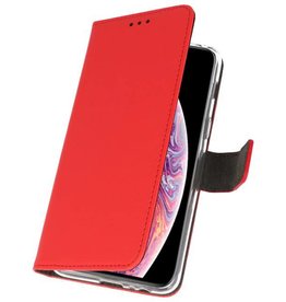 Custodia a portafoglio per iPhone XS Max Red