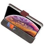 Wallet Cases Hoesje voor iPhone XS Max Bruin