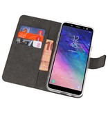 Wallet Cases Tasche für Galaxy A6 (2018) Schwarz