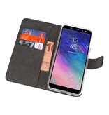 Wallet Cases Tasche für Galaxy A6 (2018) Schwarz